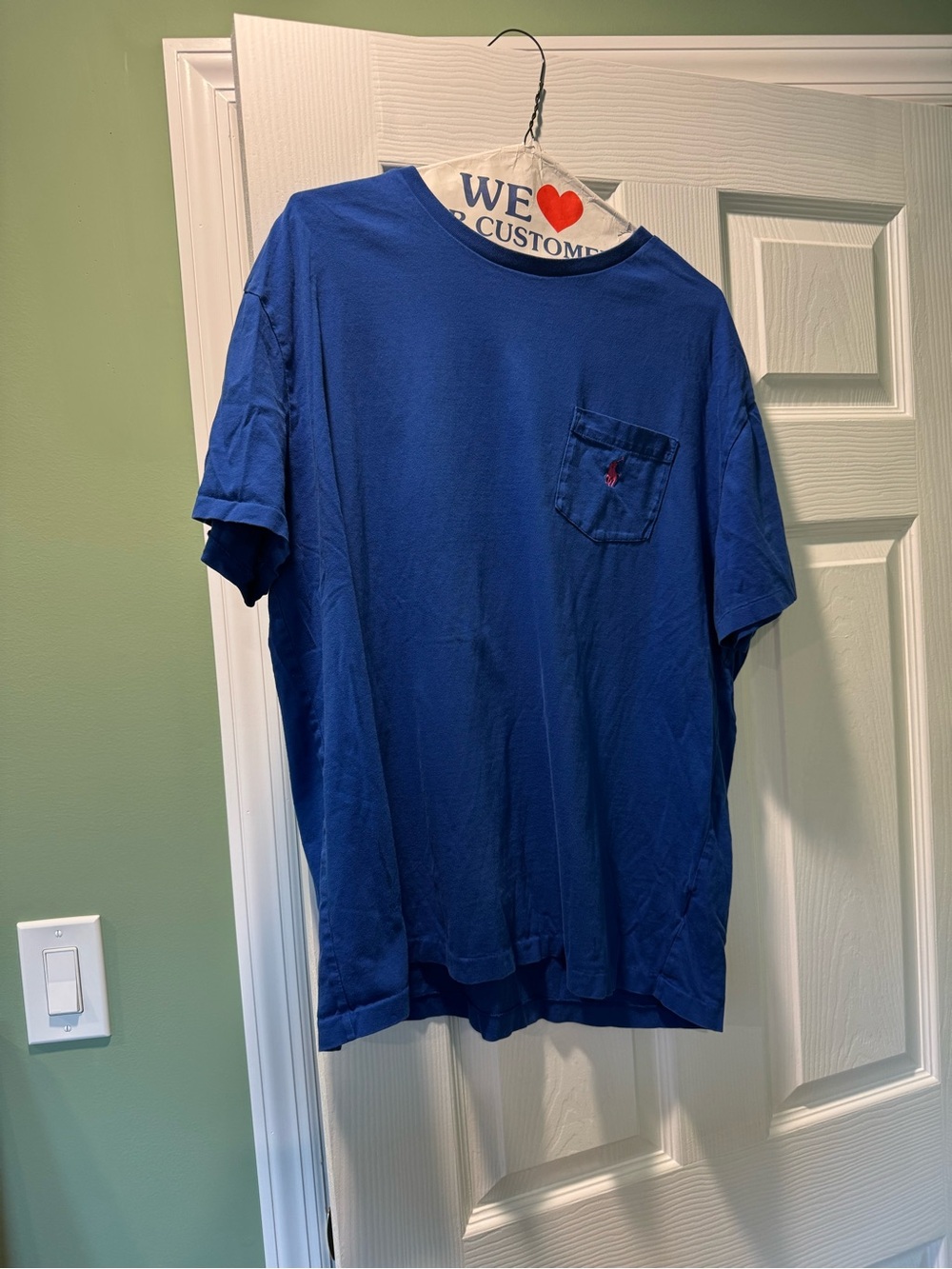 Polo by Ralph Lauren Royal Blue Short-Sleeve Pocket Tee